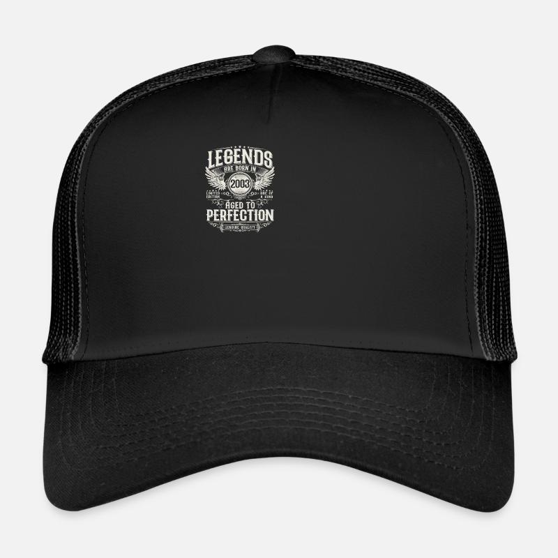 Né en 2003 Legends Cadeau d’anniversaire Casquette trucker 