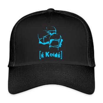 a Koida - Lautschrift - Trucker Cap - Schwarz/Schwarz - Vorne