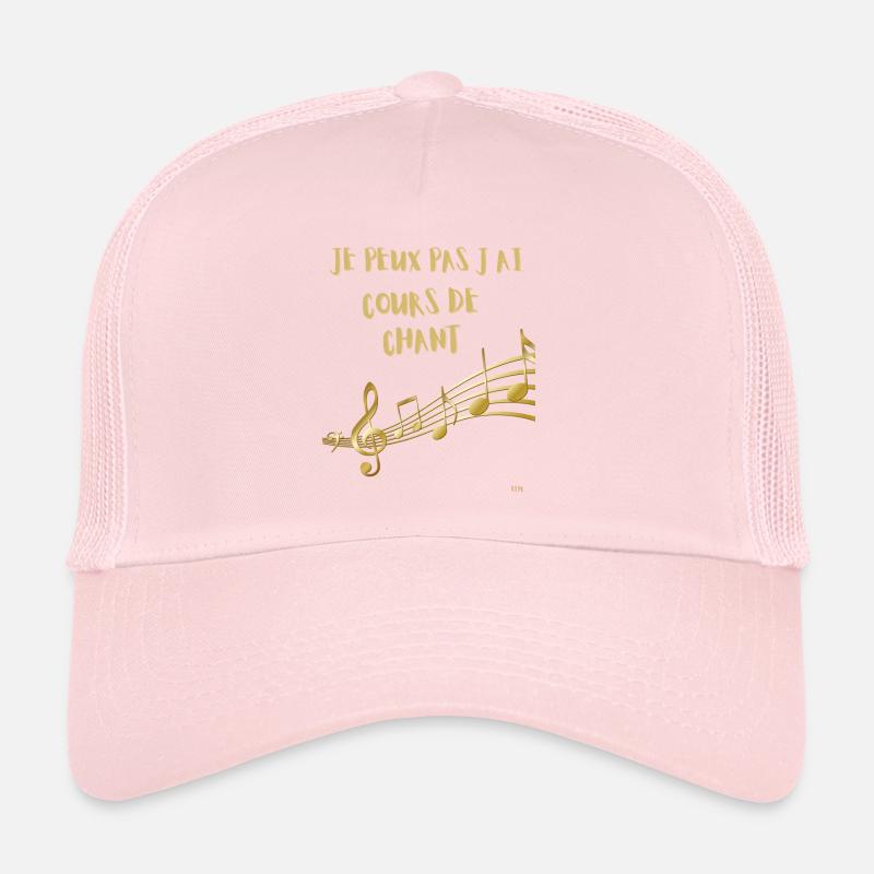 J'ai cours de chant Casquette trucker 