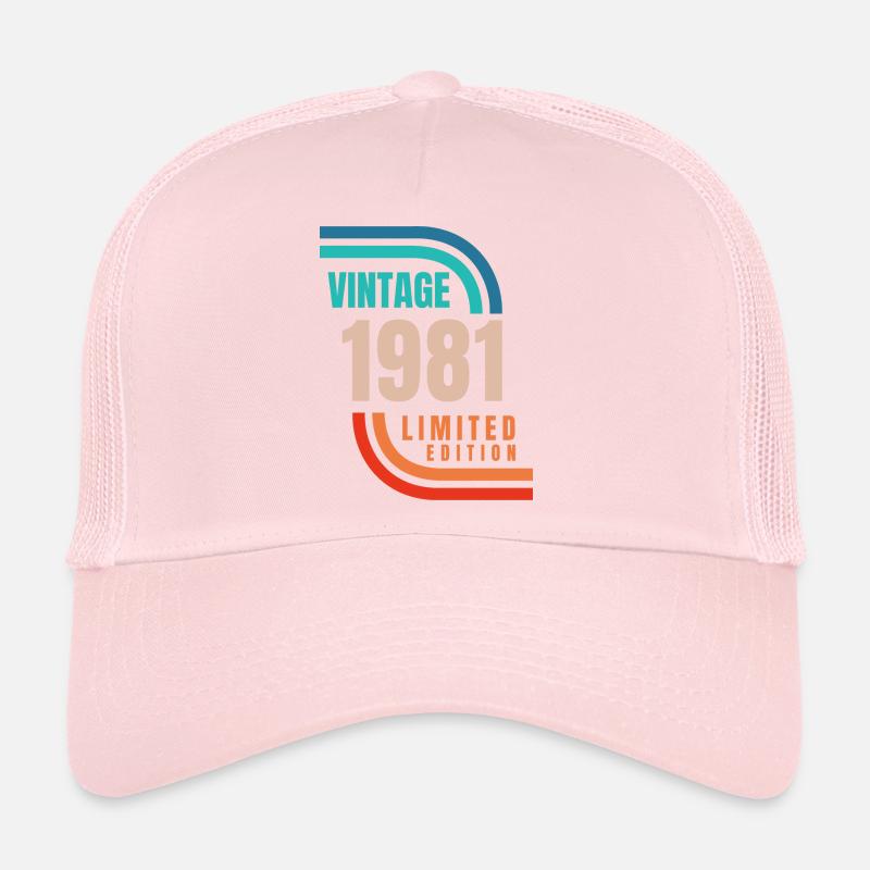 Édition limitée Millésime 1981 Casquette trucker 