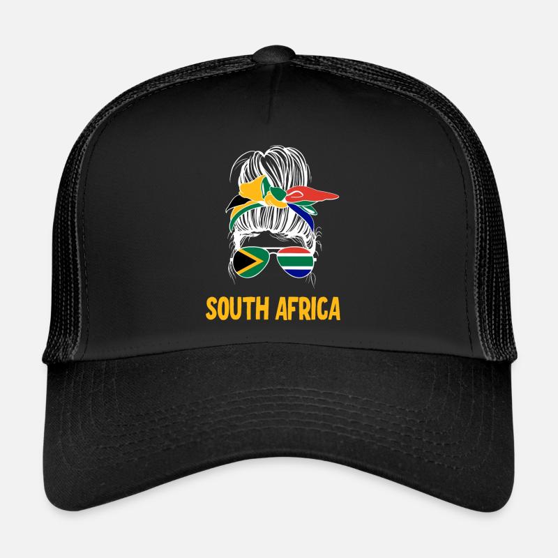 Messy Bun South Africa Trucker Cap