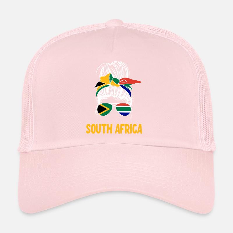 Messy Bun Afrique du Sud Casquette trucker 