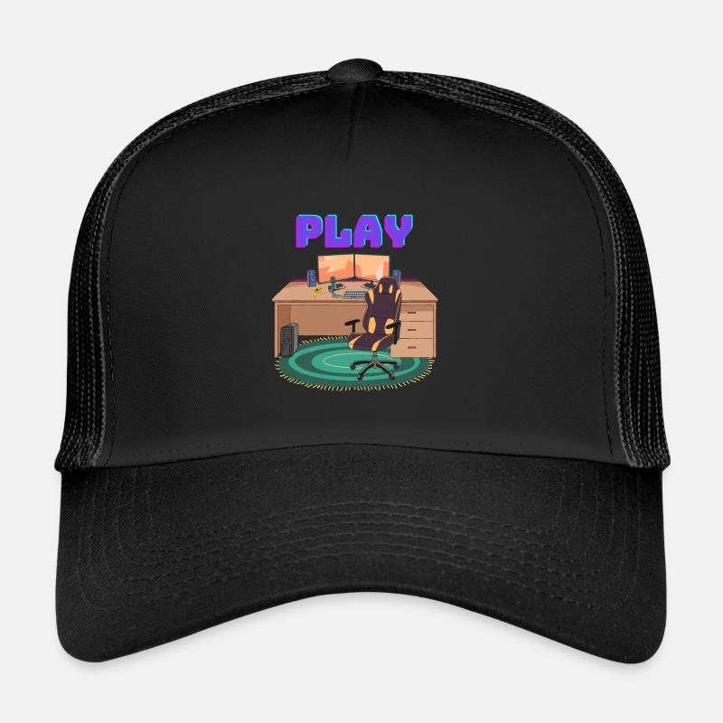 Gaming PC Schreibtisch Trucker Cap