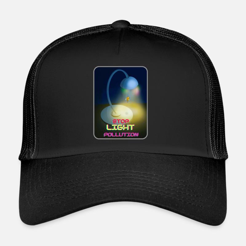 STOP LIGHTPOLLUTION Casquette trucker 