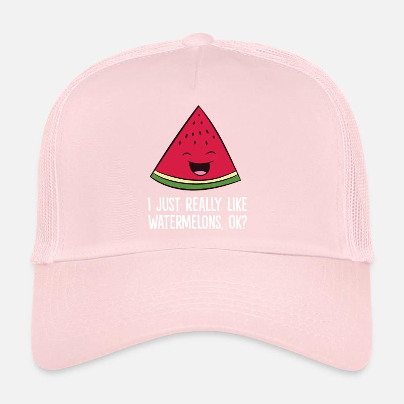 Pastèque - I just really like watermelons, ok? Casquette trucker 
