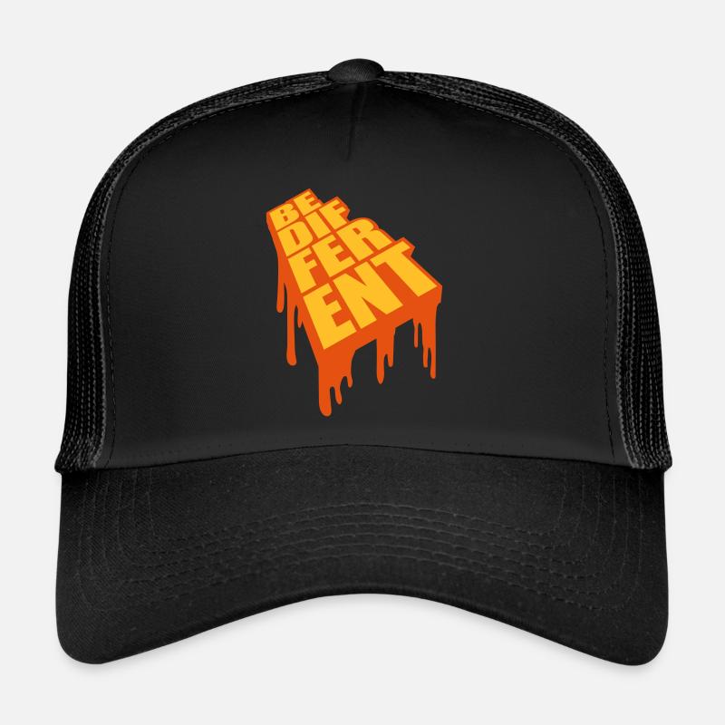 Soyez différent Logo Design Casquette trucker 
