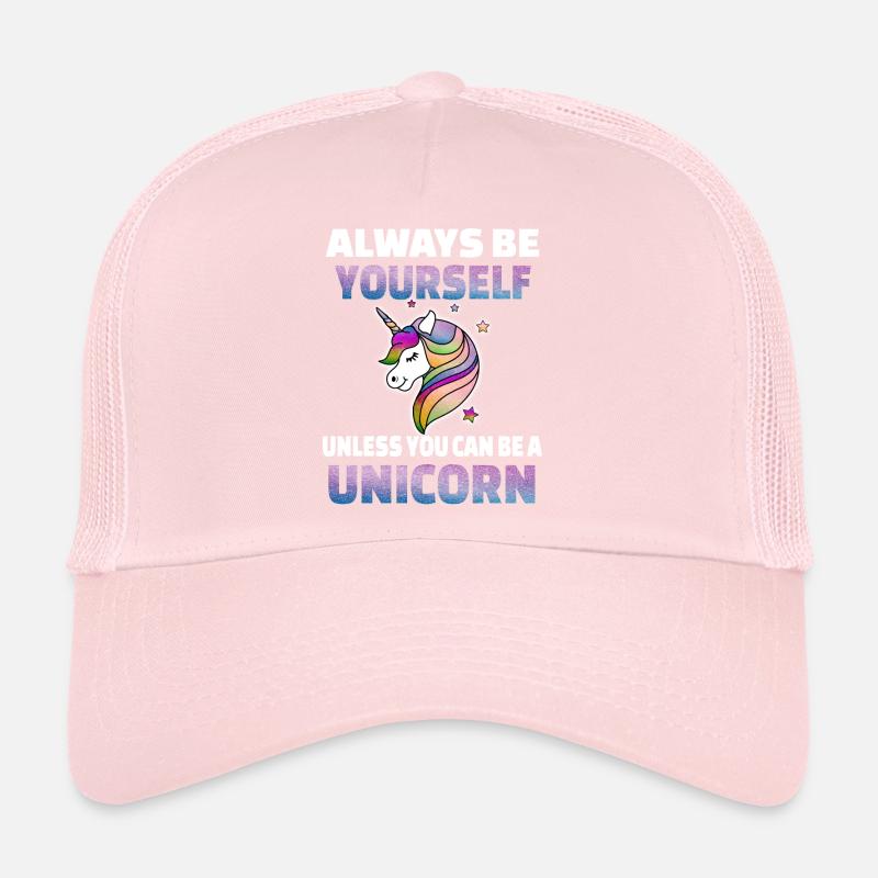 Licorne sois toi-même Casquette trucker 