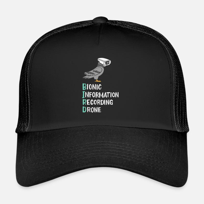 Les oiseaux ne sont pas réels Casquette trucker 