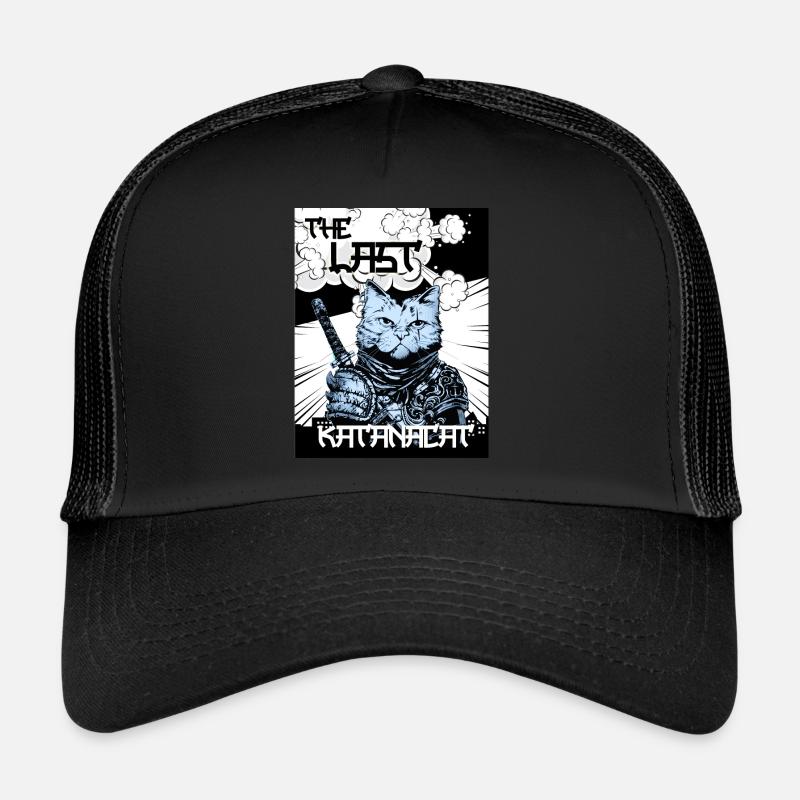 Die letzte KatanaCat Samurai Katze Trucker Cap