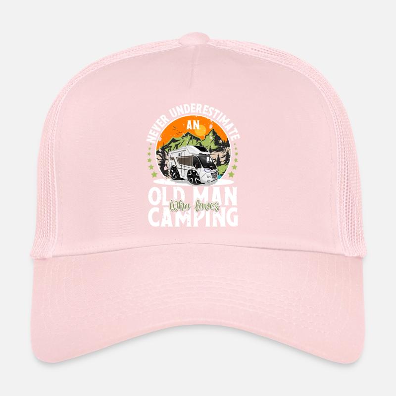 Camping Camper Campen Trucker Cap