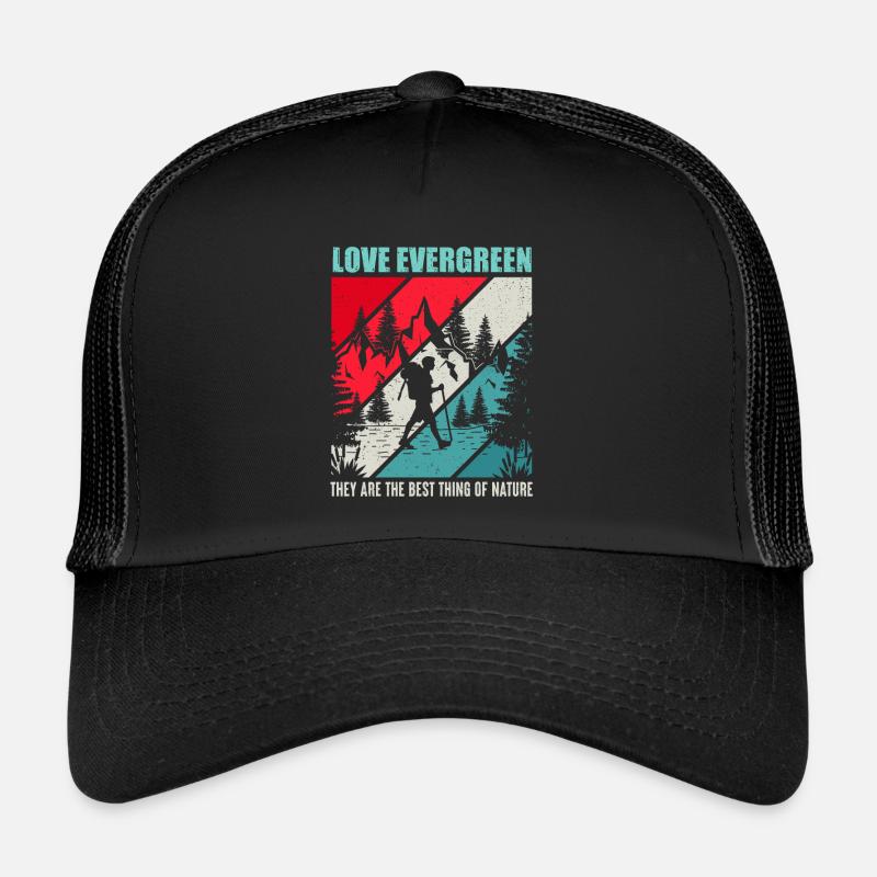 amour à feuilles persistantes, randonnée dans la nature Casquette trucker 