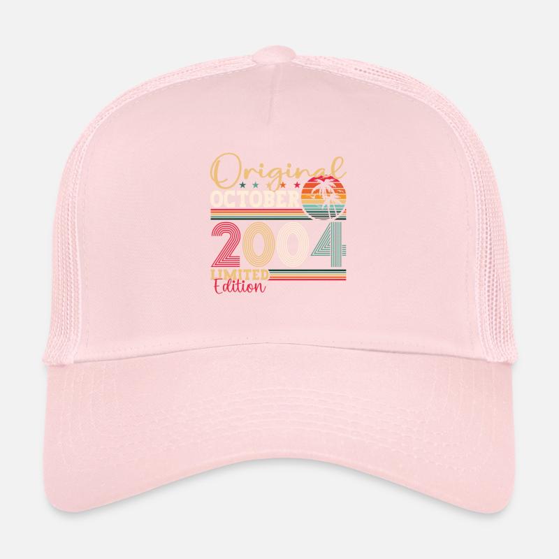 Original Oktober 2004 18. Geburtstag Geschenk Cool Trucker Cap