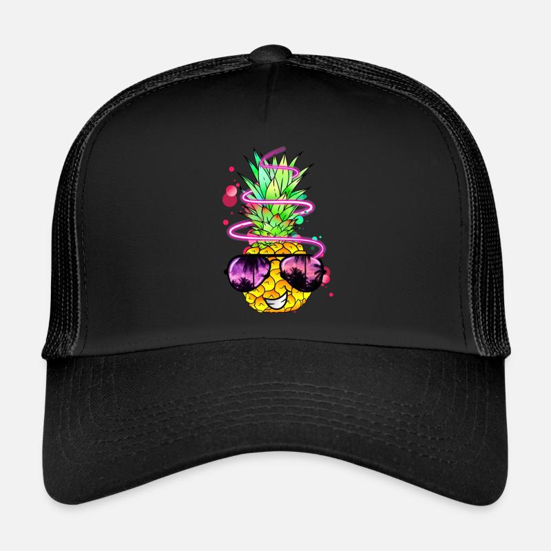 Pineapple cool colorful tangy Trucker Cap
