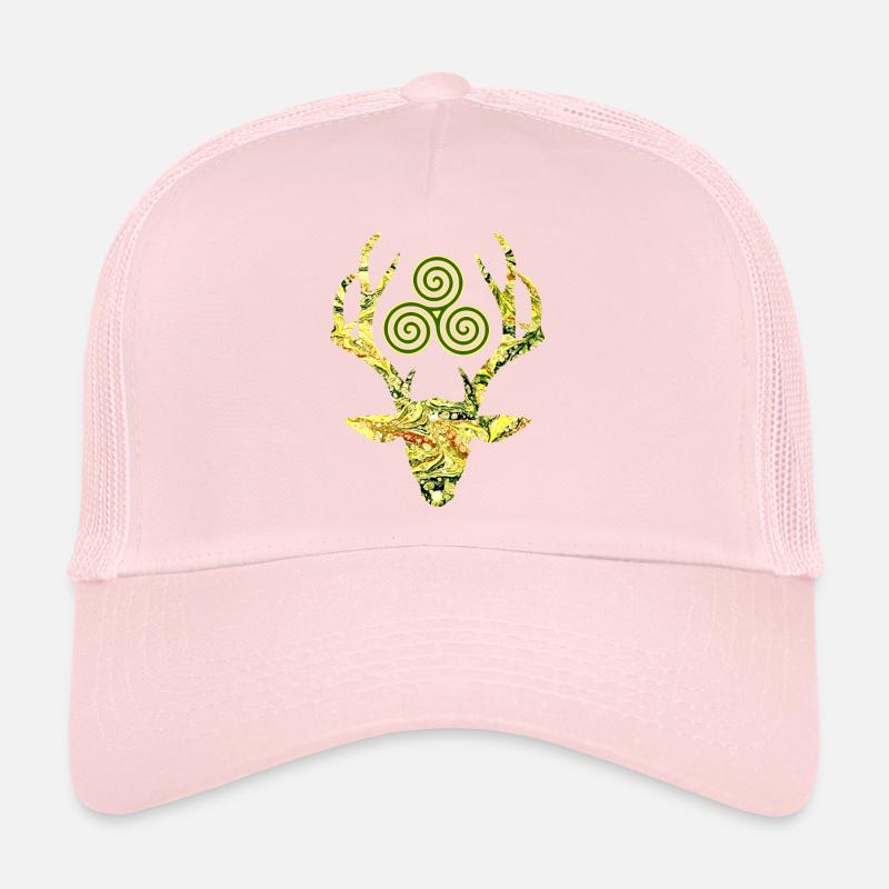 hirschkopf avec triskele e 277 Casquette trucker 