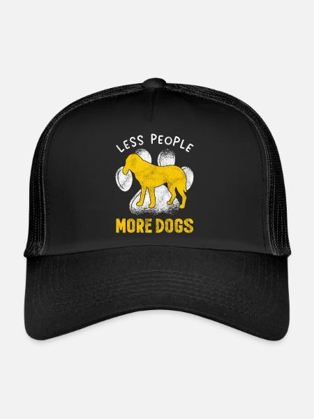 Bluetick Coonhound Gift Funny Saying - Trucker Cap - black/black - Front