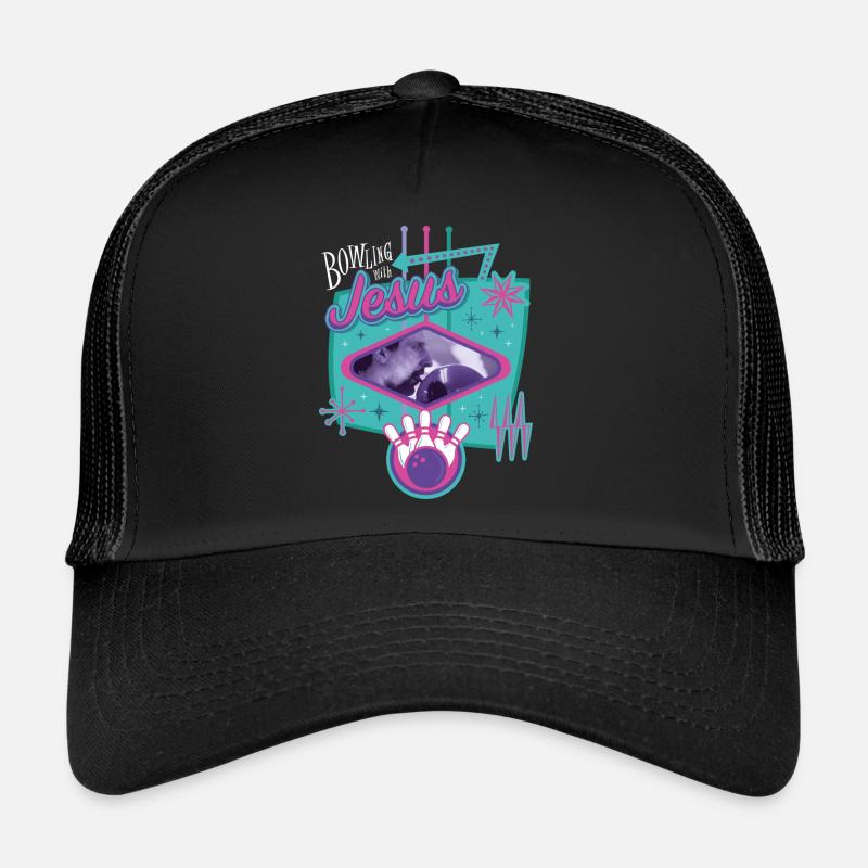 The Big Lebowski - Bowling With Jesus - Trucker Cap - black/black