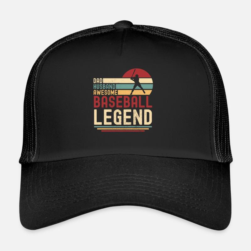 Papa Husband Baseball Legend rétro vintage Casquette trucker 