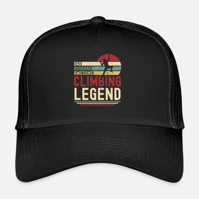 Papa Ehemann Klettern Legende vintage retro Trucker Cap