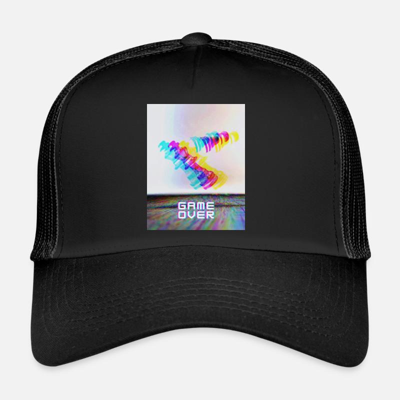 Game Over Chess Trucker Cap