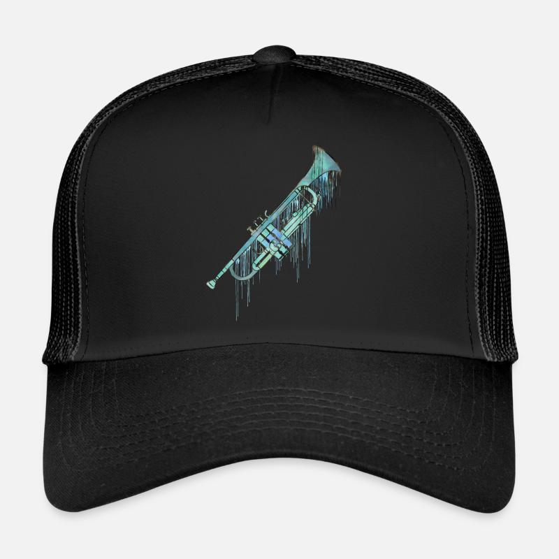 Trompeten-Aquarell Trucker Cap