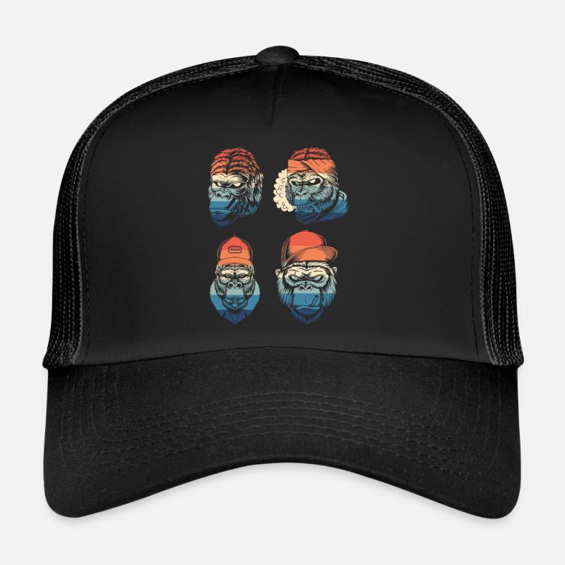 Lustiges Affe Schimpanse DNA Trucker Cap