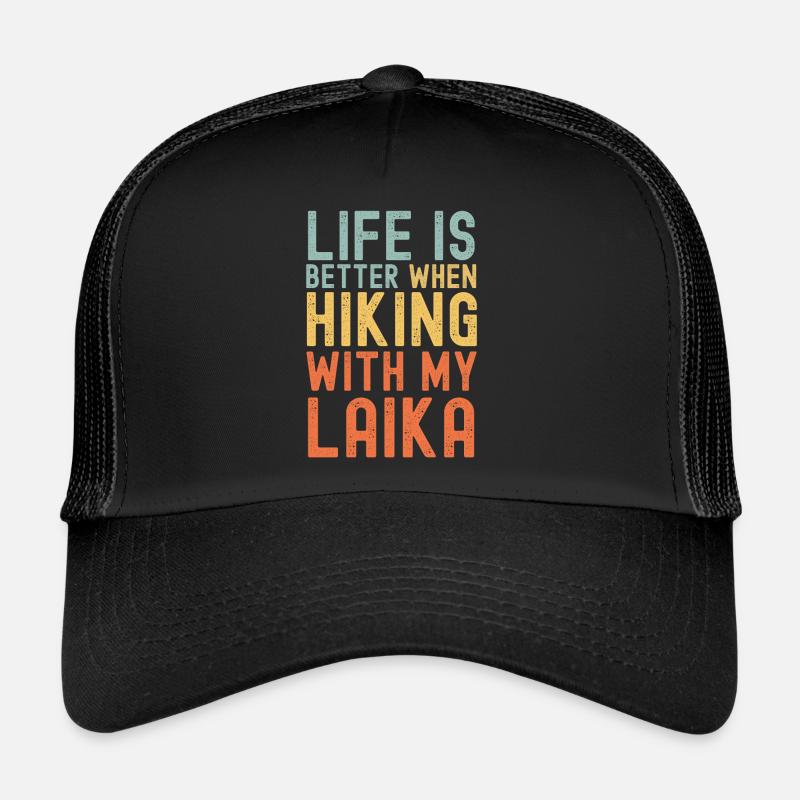 Laika Wanderhund retro Trucker Cap