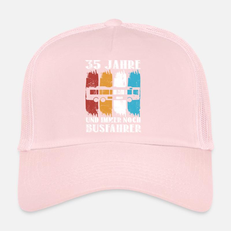 Busfahrer Busfahren Beruf 35 Geburtstag Spruch Trucker Cap