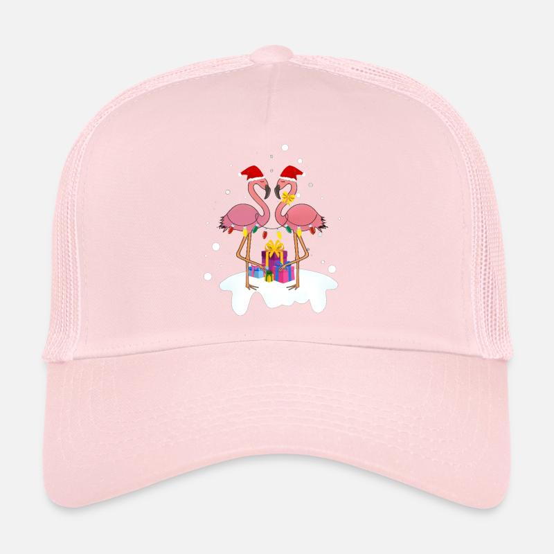 Flamingo-Weihnachten. Weihnachtsgeschenk Trucker Cap