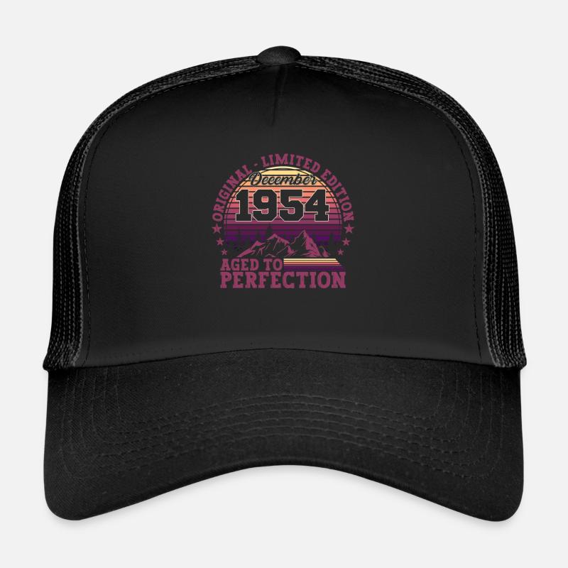 Original December 1954 68th birthday gift Trucker Cap