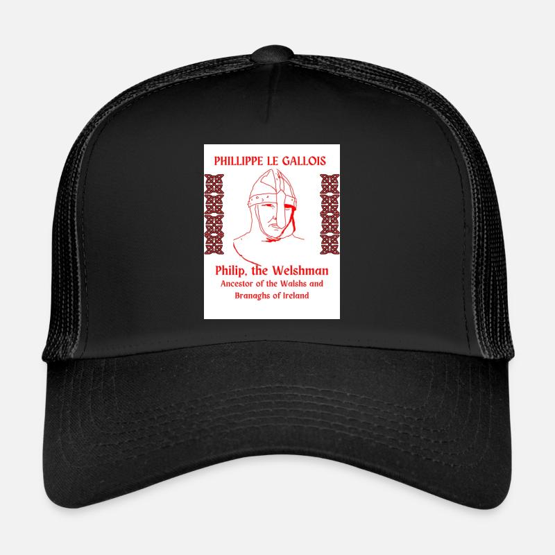 PHILLIPPE LE GALLOIS, ANCÊTRES DES WALSH Casquette trucker 
