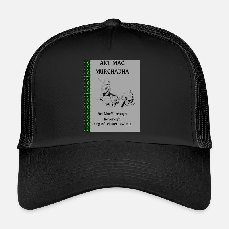 Art Mac Murrough Kavanagh - Trucker Cap - Schwarz/Schwarz