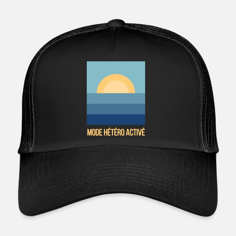 Mode Hétéro Activé Sunset Casquette trucker 