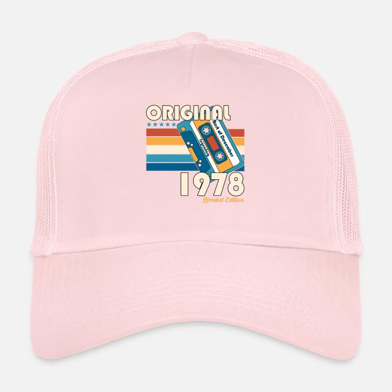 Décembre Né en 1978 Cadeau du 44e anniversaire Casquette trucker 