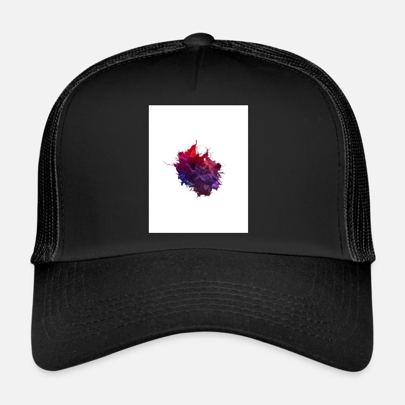 Design ohne Titel 2 - Trucker Cap - Schwarz/Schwarz