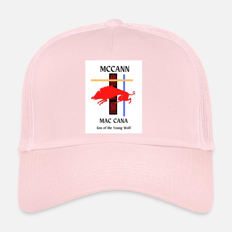 Nom de famille McCann Casquette trucker 