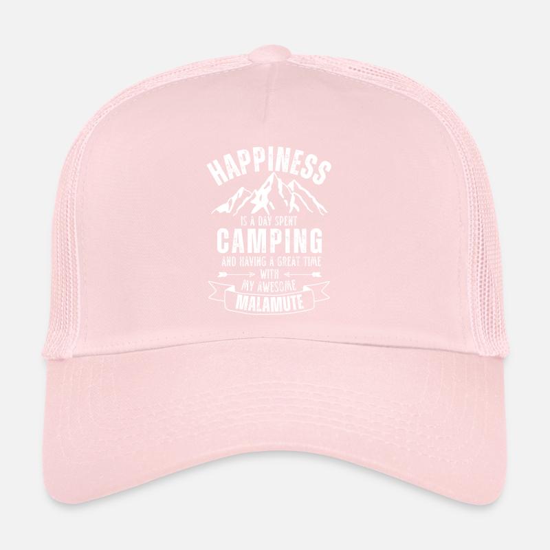 Camping and Malamute Trucker Cap