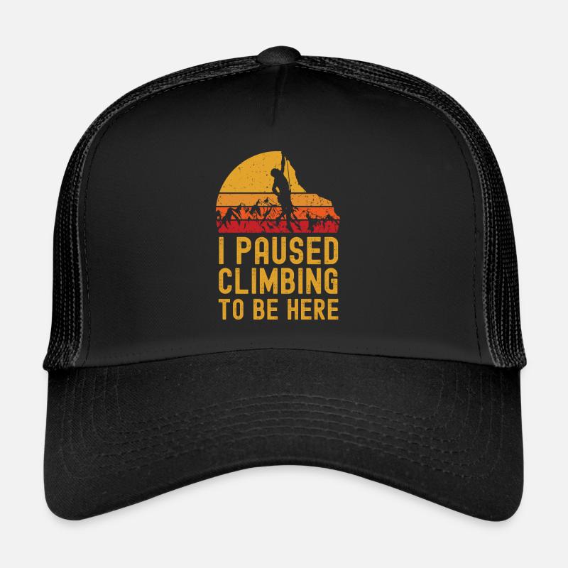 Escalada retro vintage Gorra de camionero