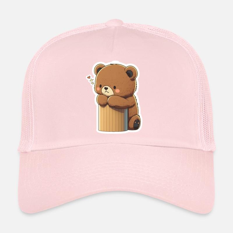 Mignon Chibi Bear, Bébé Ours Casquette trucker 