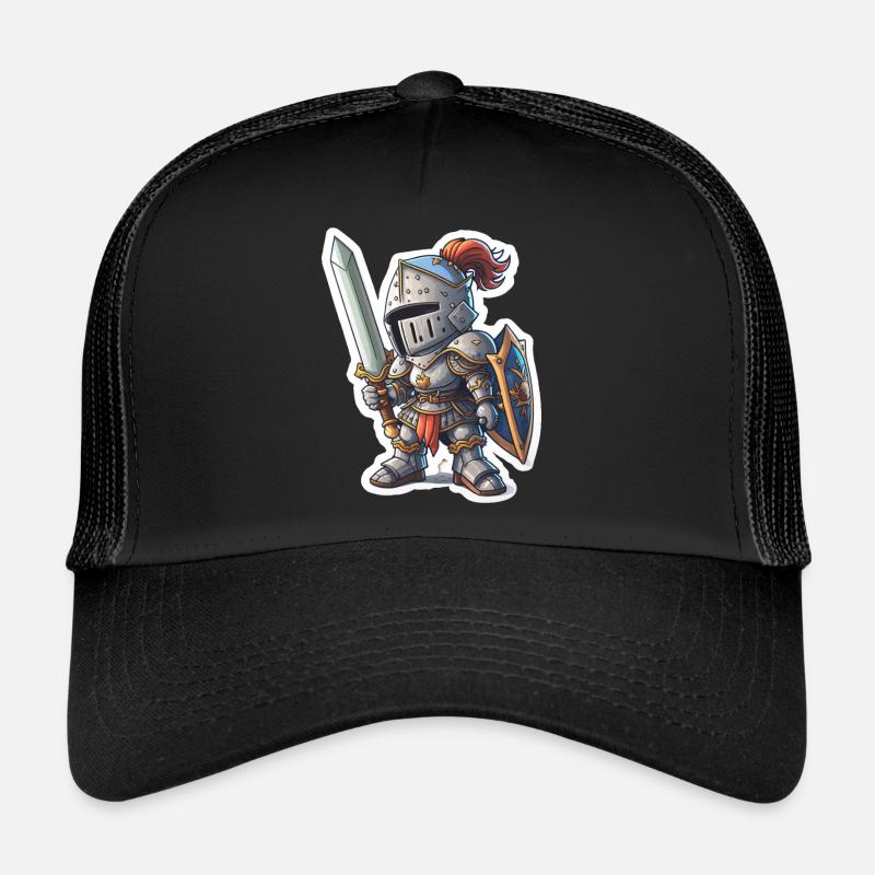 Chibi Adventurer Paladin Knight Trucker Cap