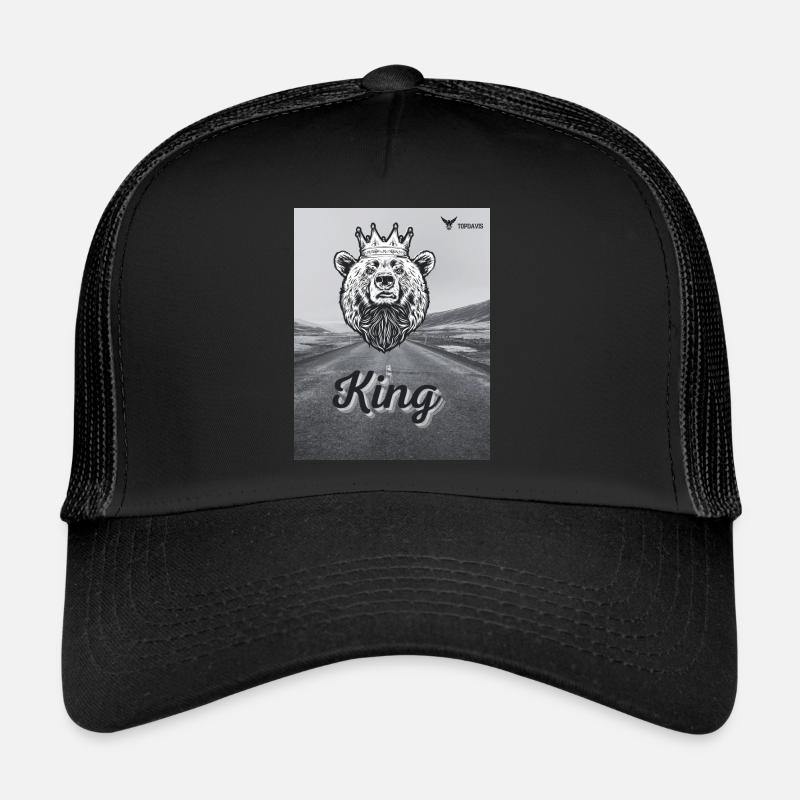 Roi - Casquette trucker  - noir/noir