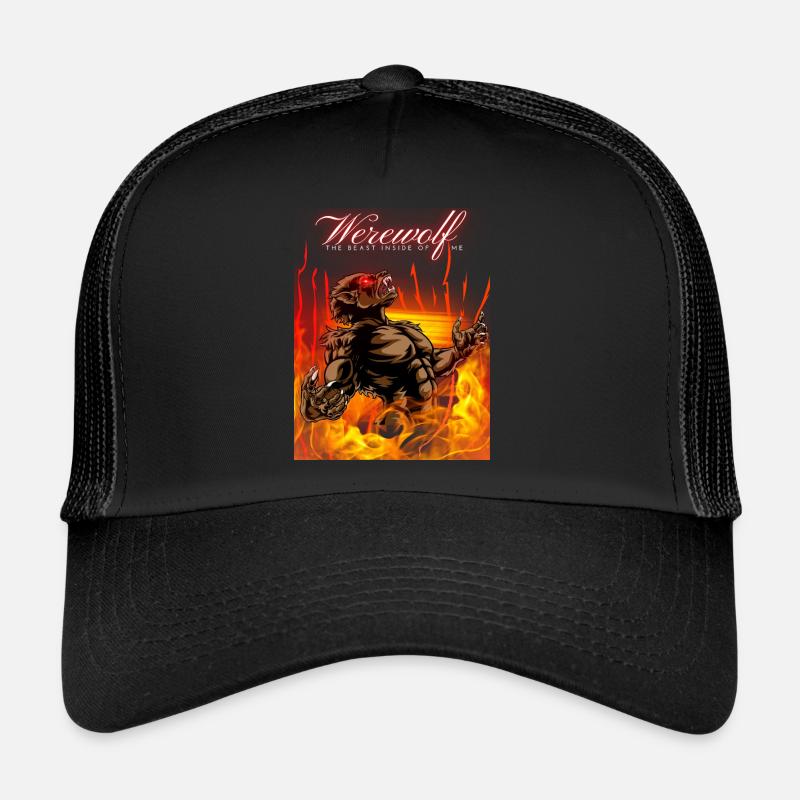 Conception de loup-garou Casquette trucker 