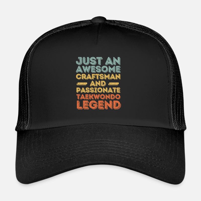 Handwerker Taekwondo retro Trucker Cap