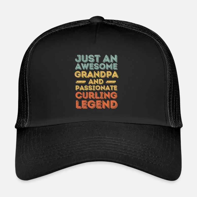 Opa Curling retro Trucker Cap