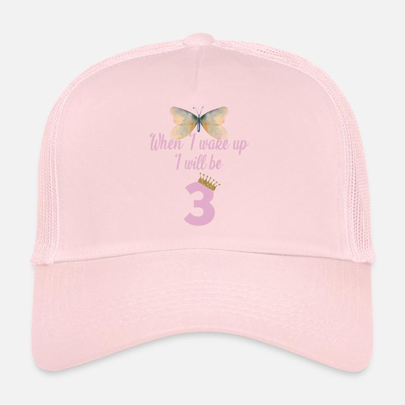 When i wake up i will be 3 Trucker Cap