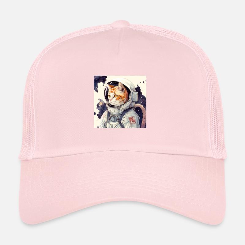 Cat Space Cat Astronaute Astrocat Casquette trucker 