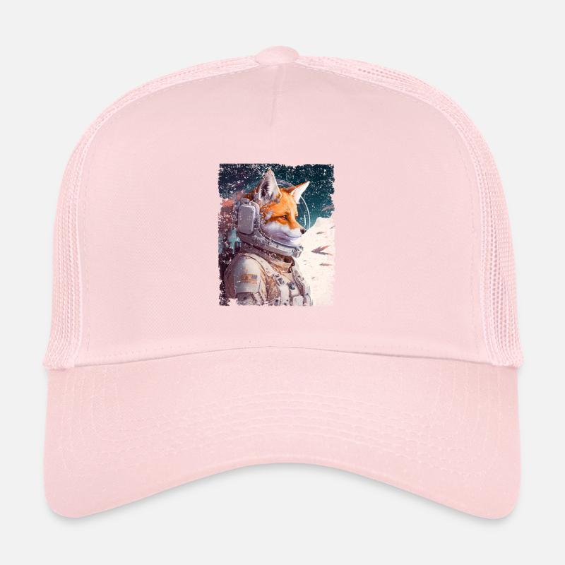 Space fox fox in space Spacesuit Trucker Cap