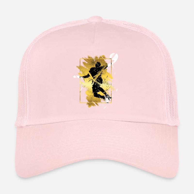 Basketteur Basketteur Dunking Gold Splash Casquette trucker 