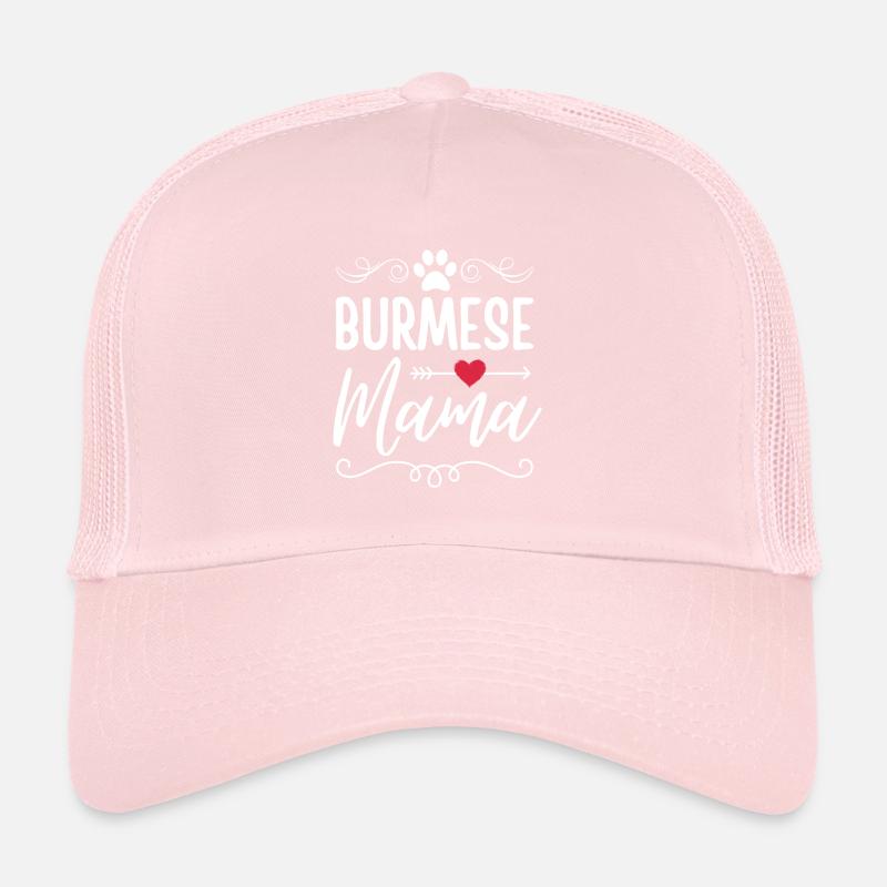 Burmese Cat Mama Trucker Cap