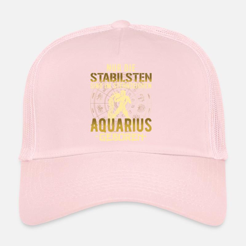 Sternzeichen stabil Aquarius Geschenk Trucker Cap