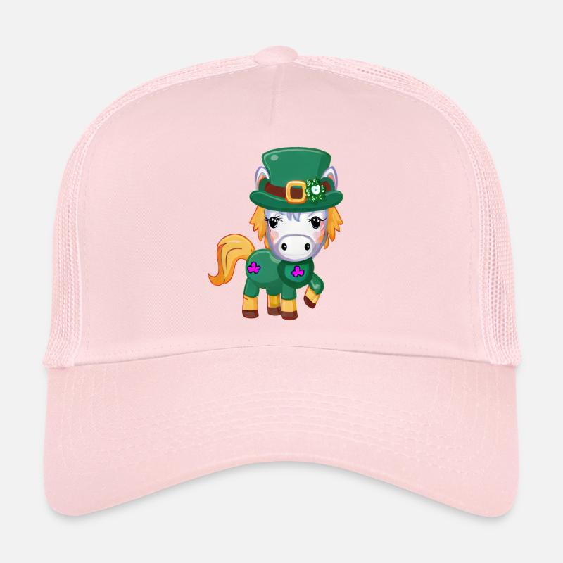 Cheval de la Saint-Patrick Casquette trucker 